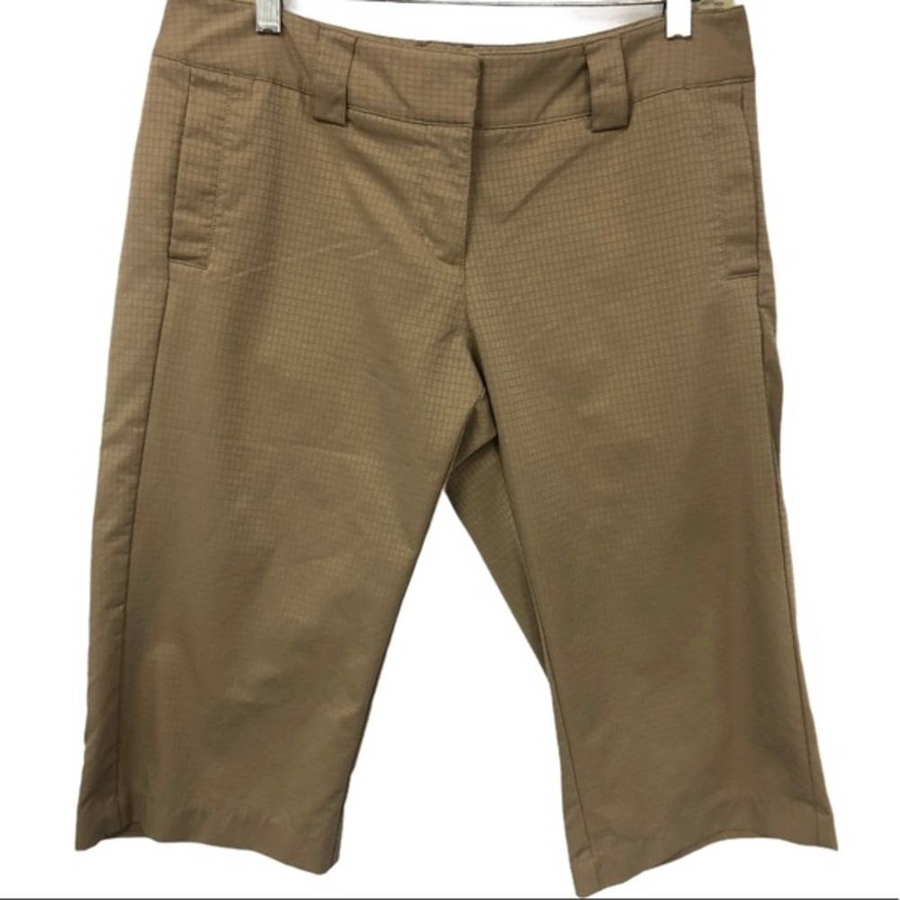 adidas Women's Athletic Shorts in Khaki Brown